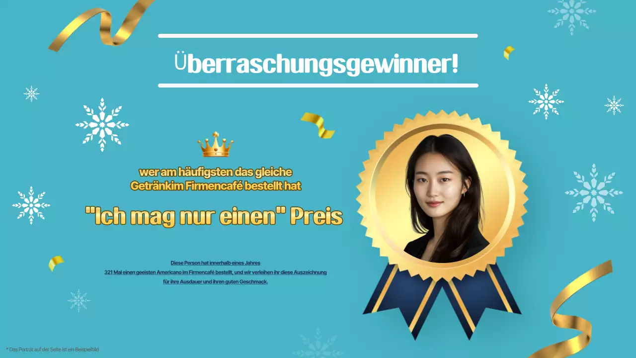 Hellblau Einfache Jahresendfeier