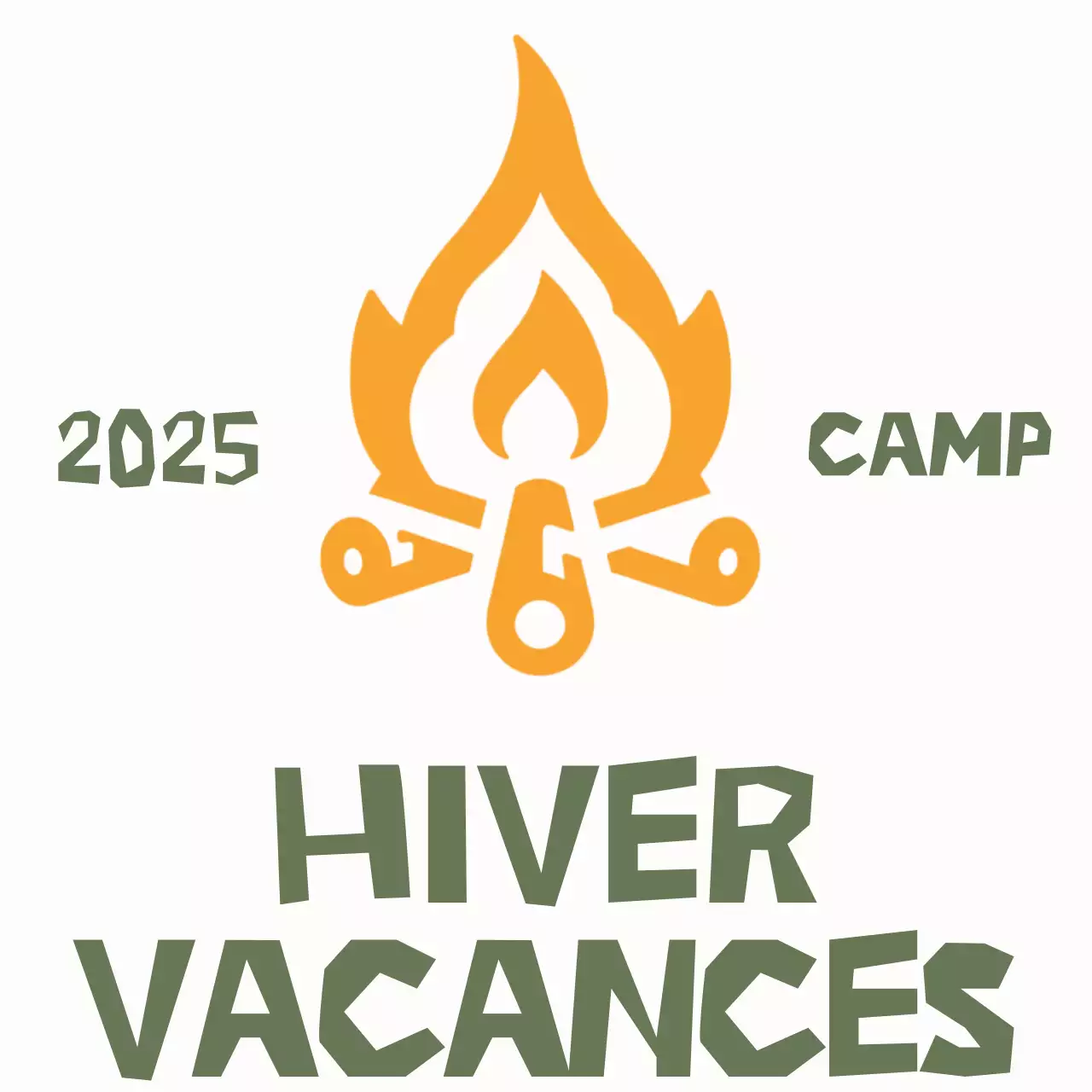 Camp d'hiver vintage
