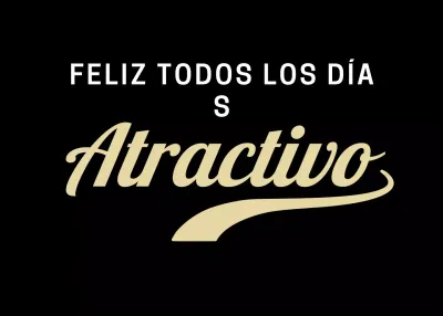 Tipografía manuscrita en beige