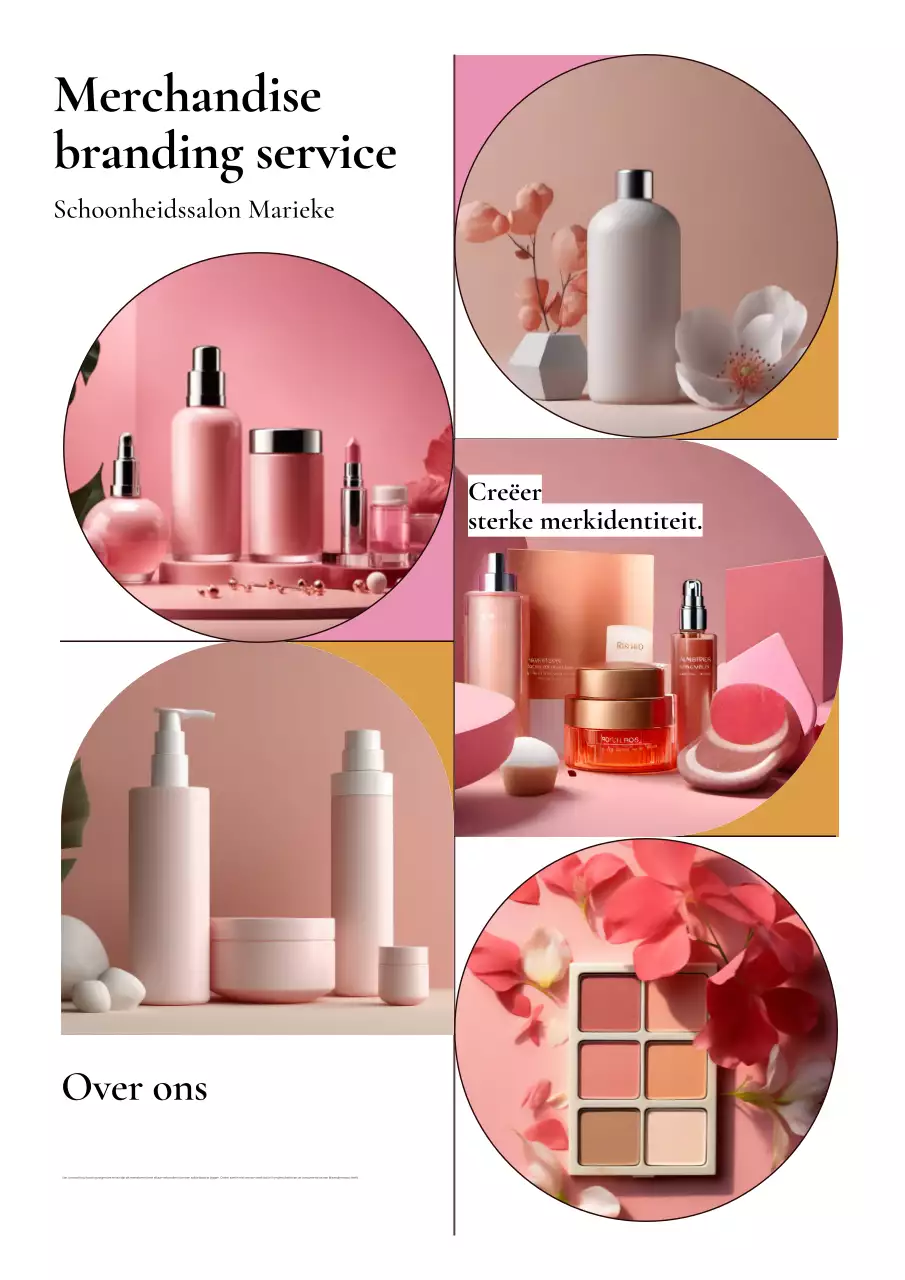 Roze Moderne Schoonheid Promotie