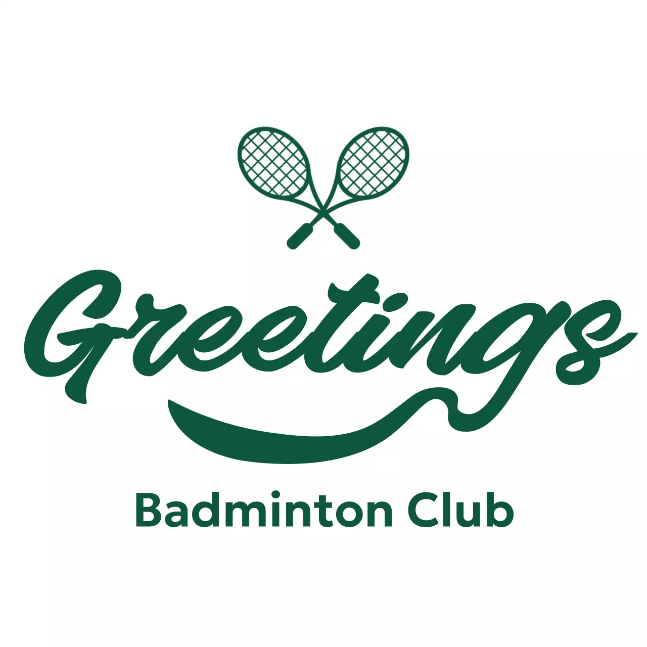 초록 심플 스포츠 로고