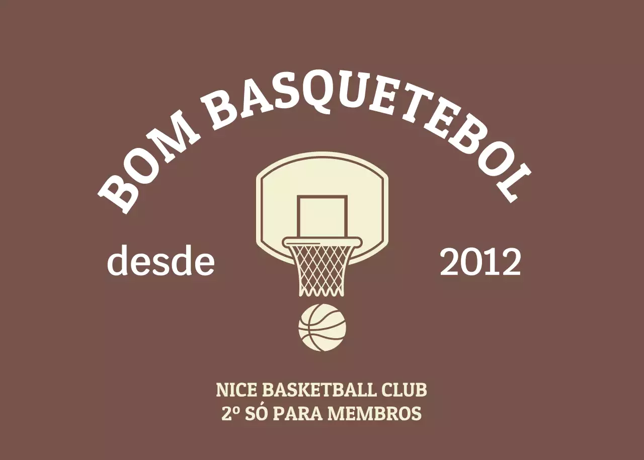 Clube de basquetebol Brown Vintage