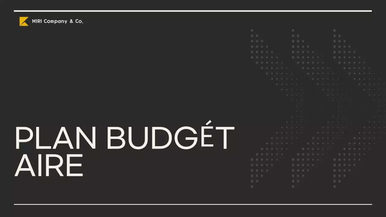 plan d'affaires moderne jaune