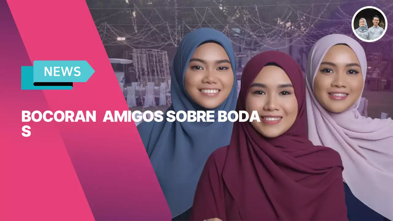 anuncio de boda moderno rosa