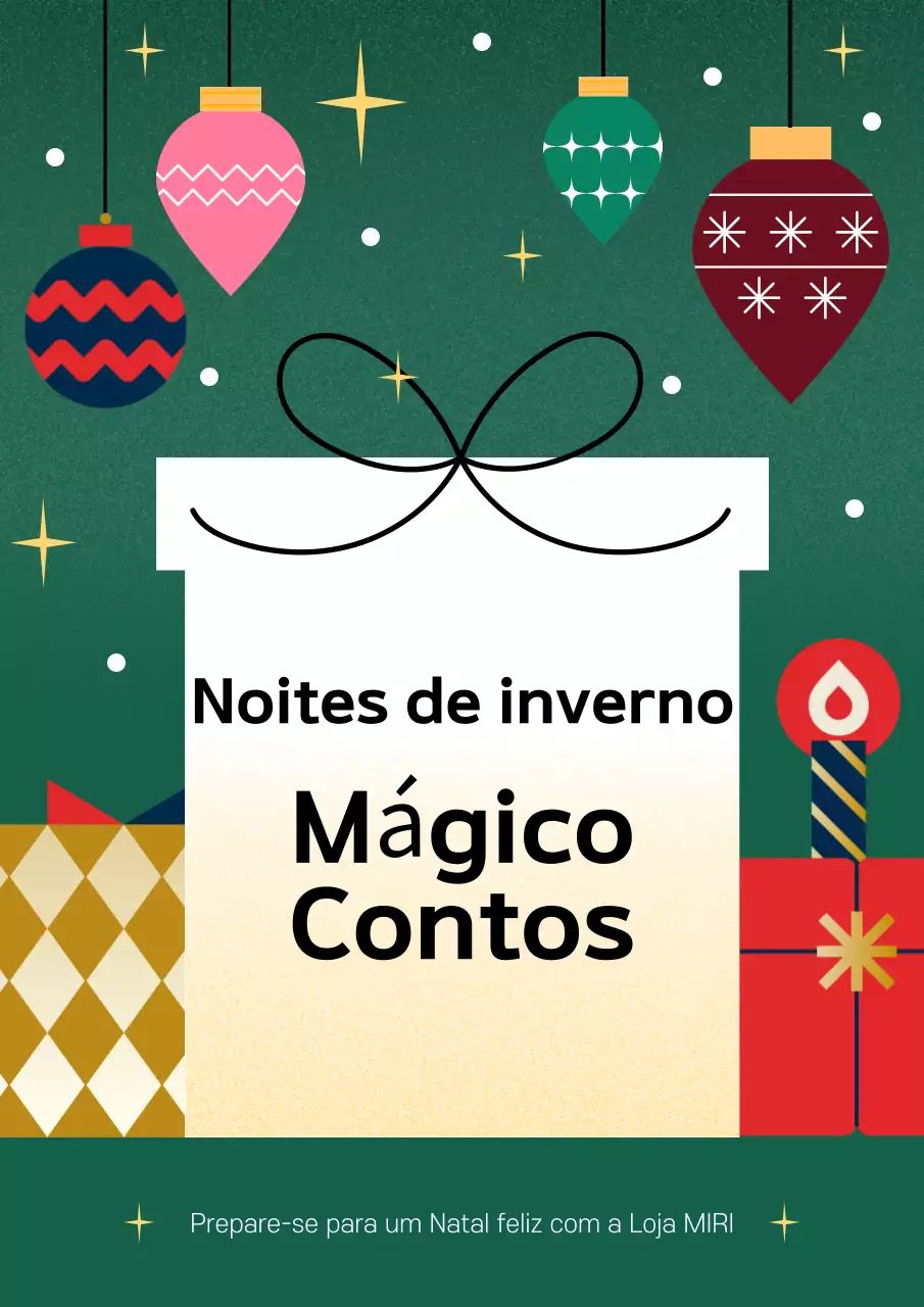 Promoção de Natal Vintage Verde