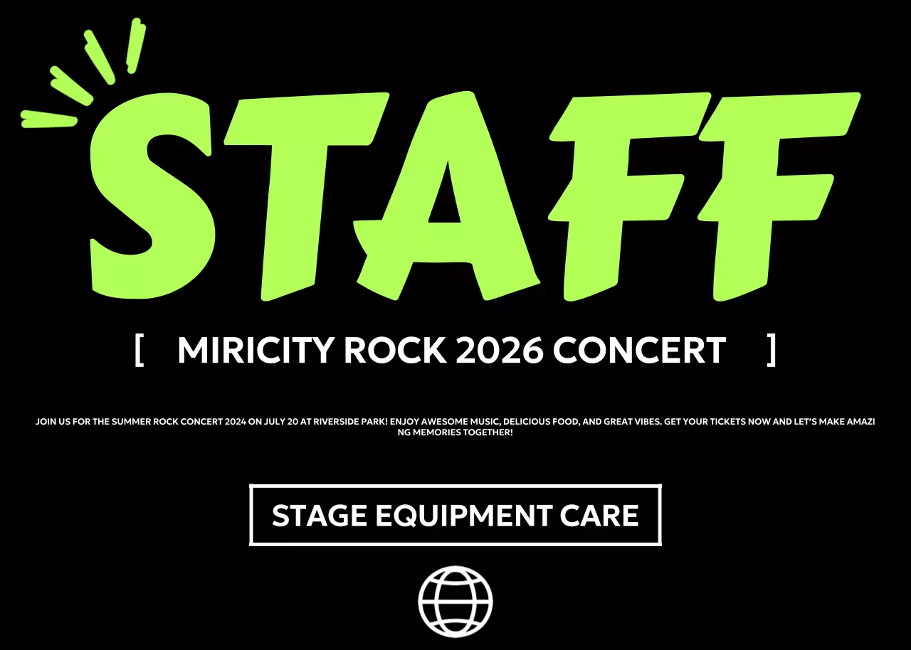 モダンなスタッフ案内