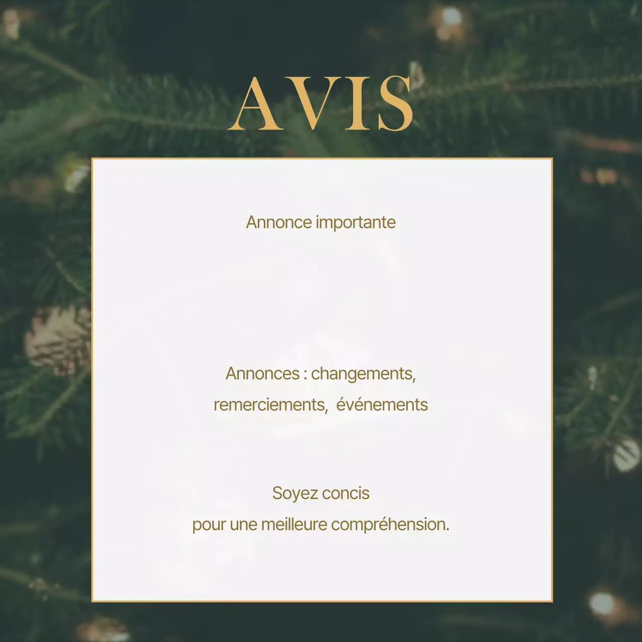 Une annonce classique de vente de Noël rouge sur les médias sociaux