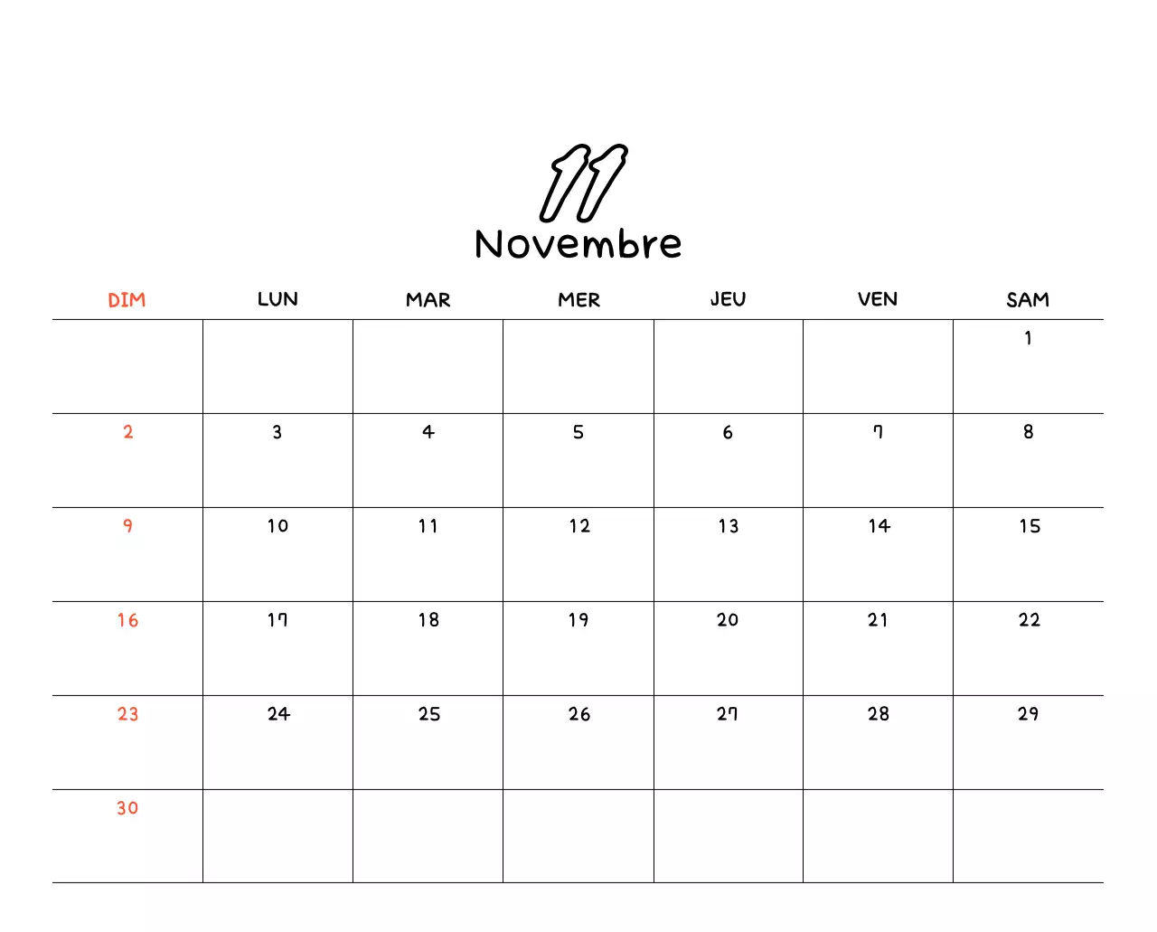 Calendrier photo jaune mignon