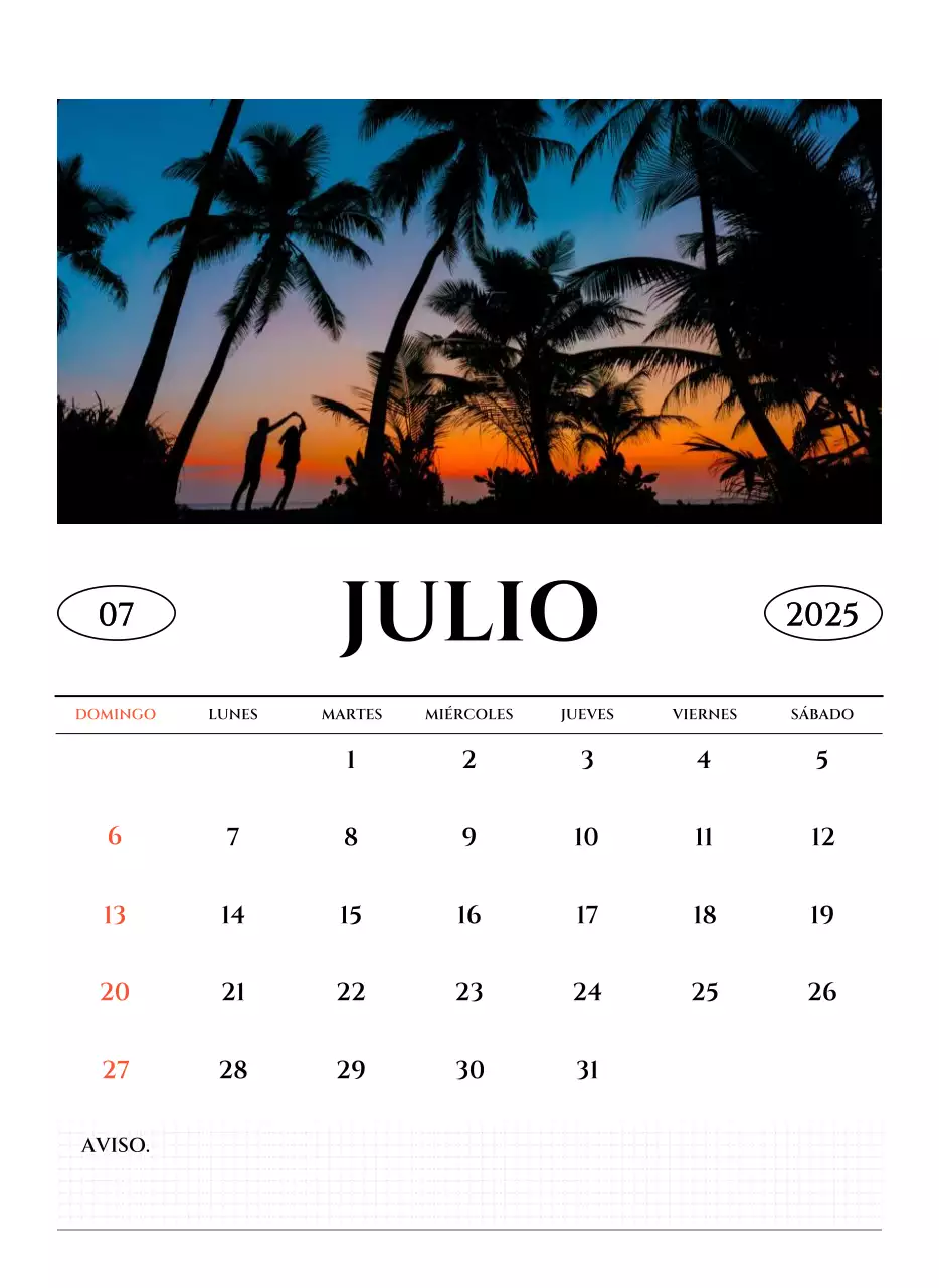 Calendario de pared de estilo sencillo con concepto de fotografía de viajes emocional en blanco y negro
