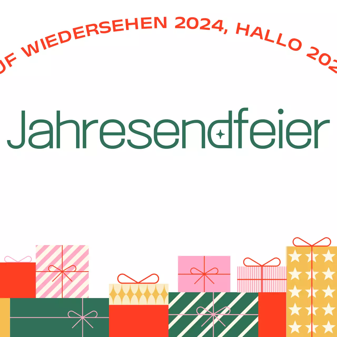 Abstrakte einfache Feiertagsfeiern