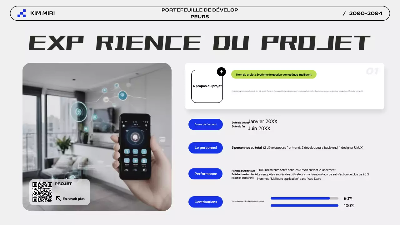 Présentation du portefeuille moderne Grey