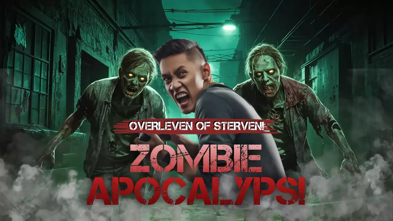 groene horror zombie aankondiging youtube thumbnail