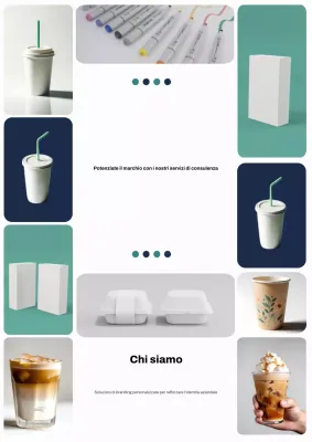 Promozione del marchio moderno Teal