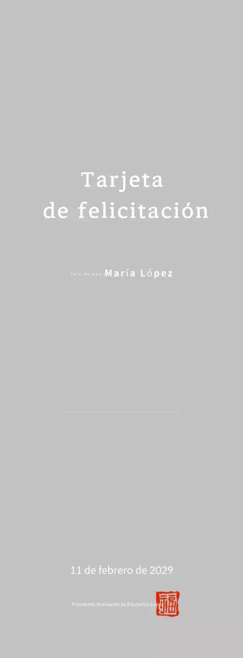 Celebración de la promoción de White Simple