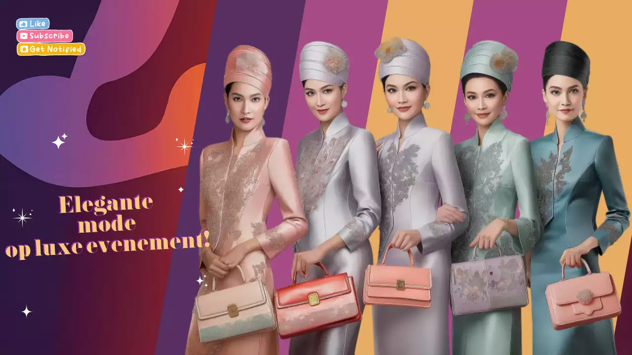 kleurrijke elegante mode advertentie