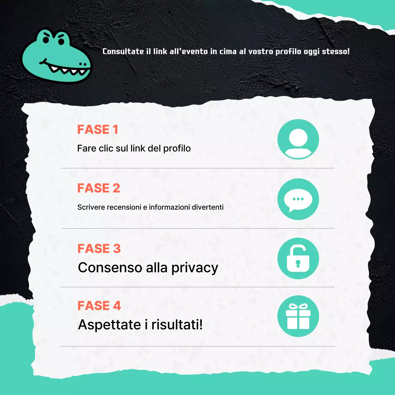 Annuncio dell'evento "Mint Gag