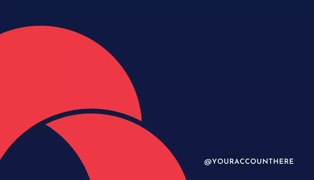 Red Simple Business Card