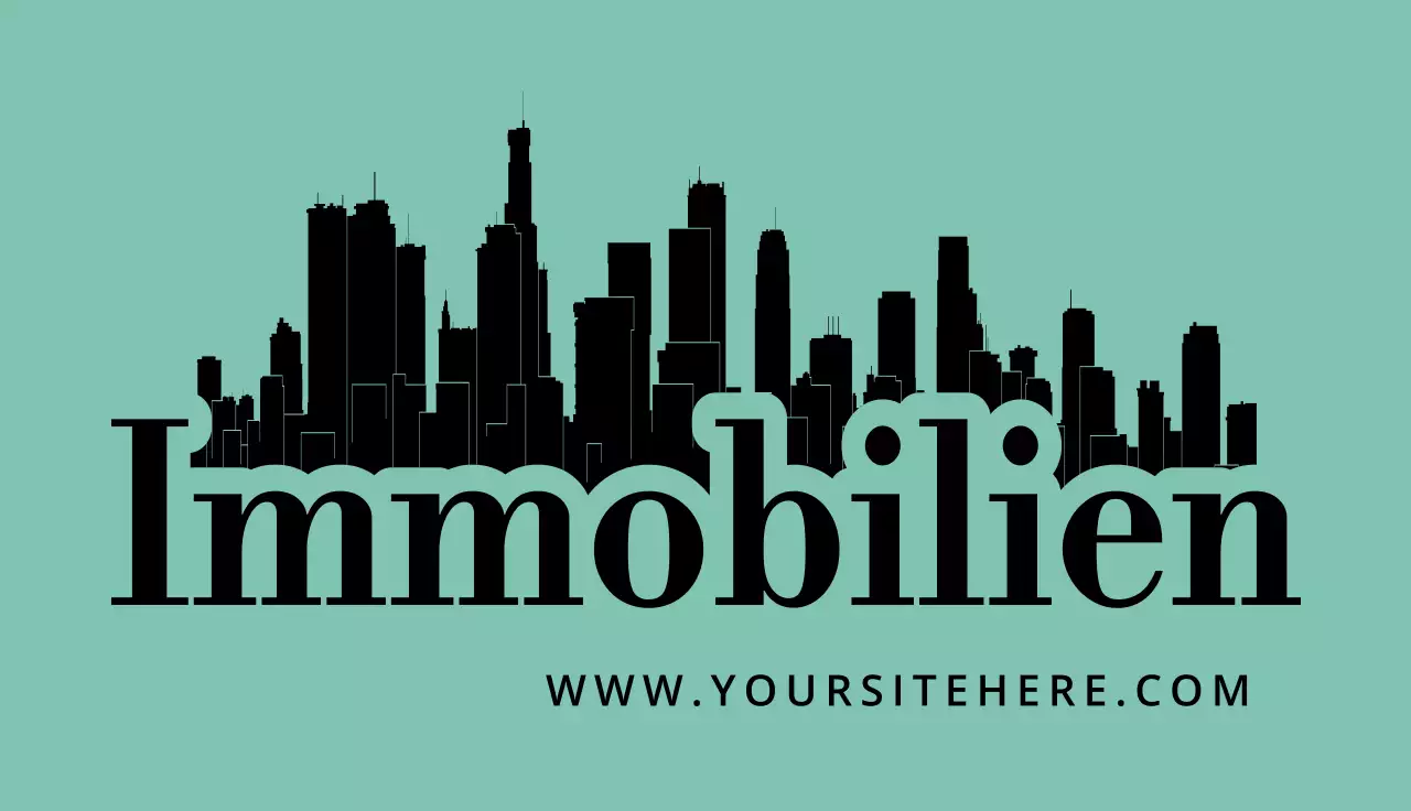 neuwertige moderne Immobilienkarte