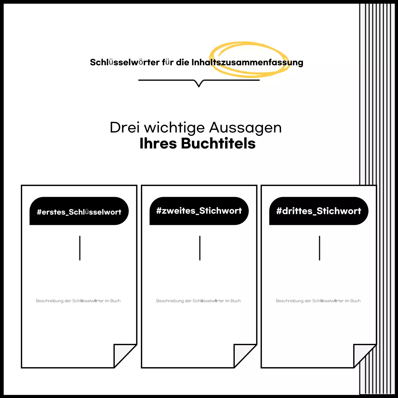 Förderung des einfachen Lesens in Schwarz-Weiß