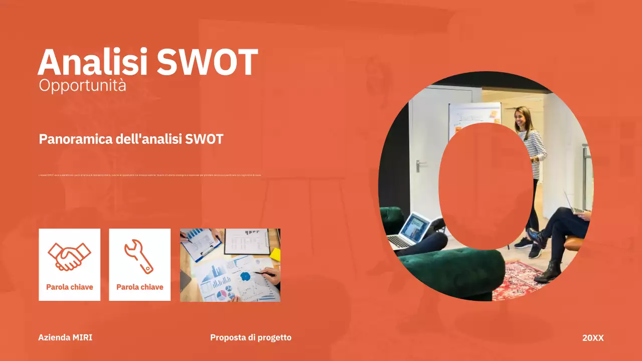 rosso proposta di progetto moderno business