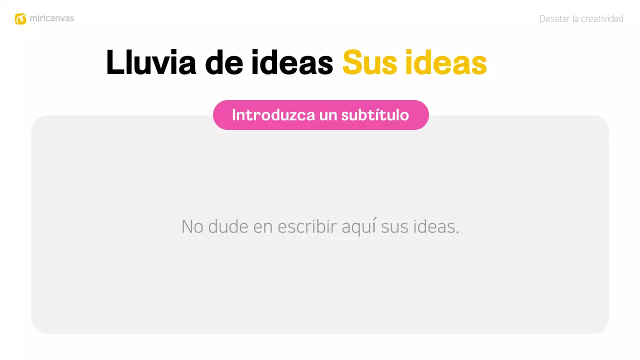 colorido y moderno diseño de brainstorming
