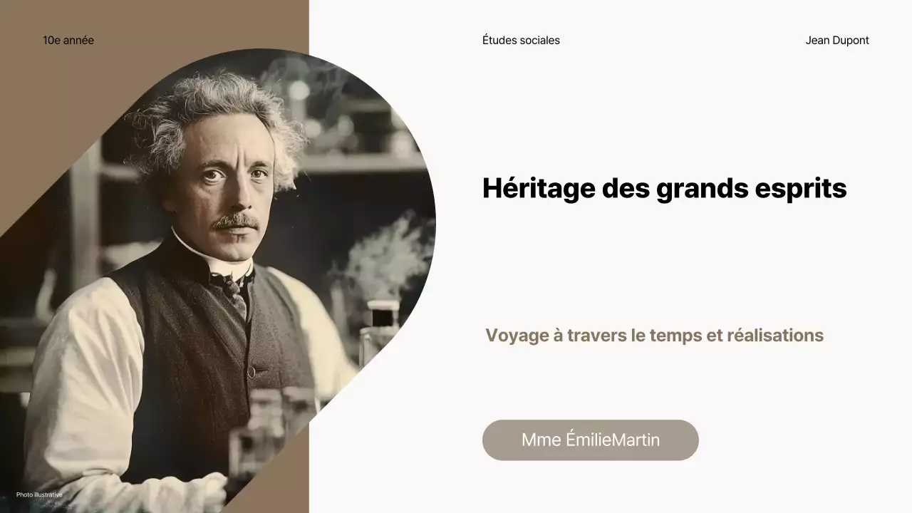 beige classic history biography lecture