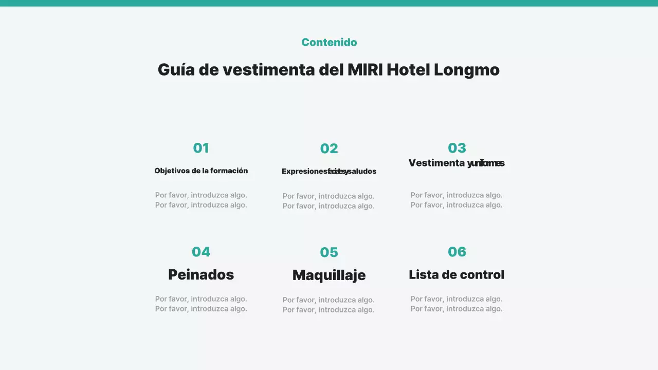 Política de orientación de Mint Tidy