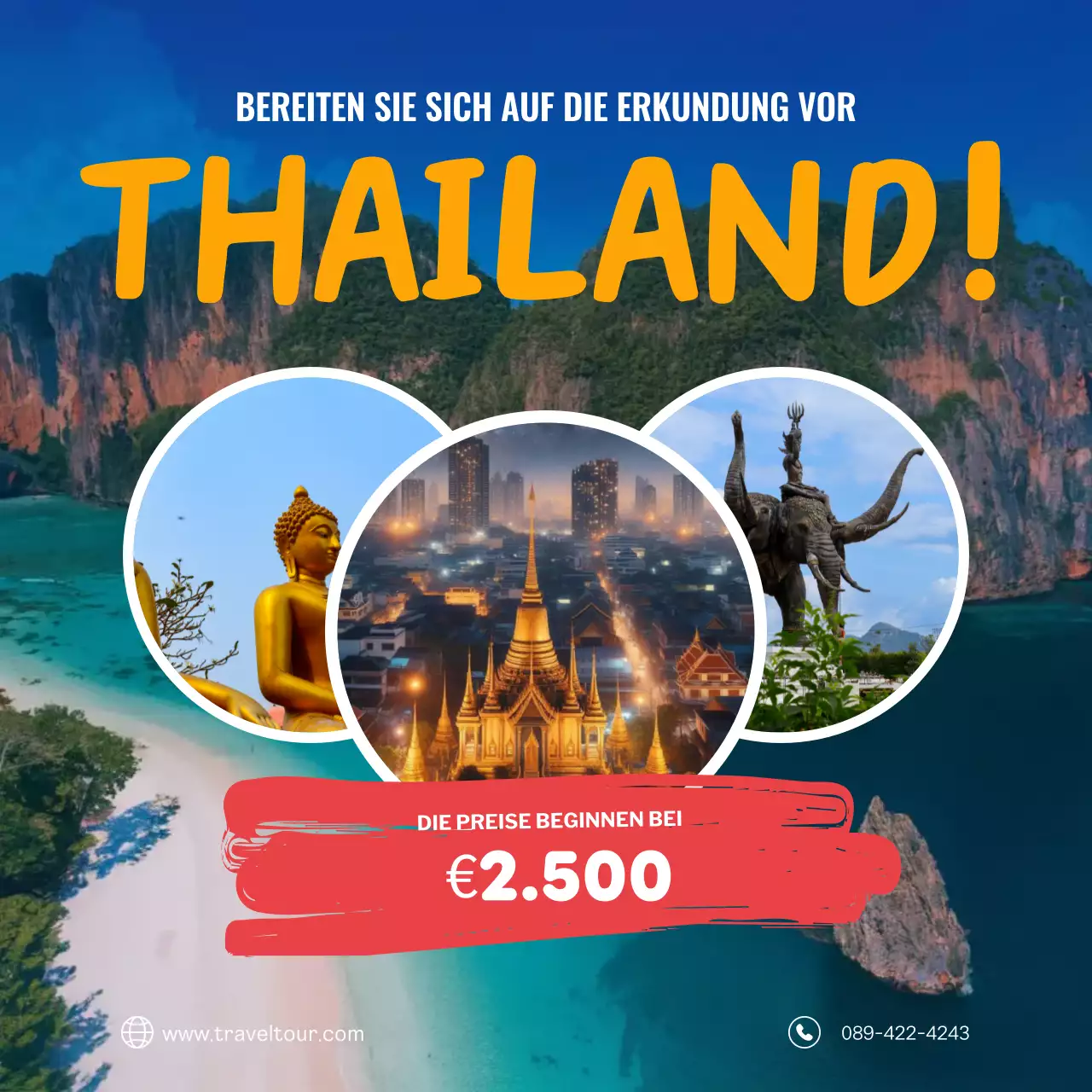 blue modern travel promotion