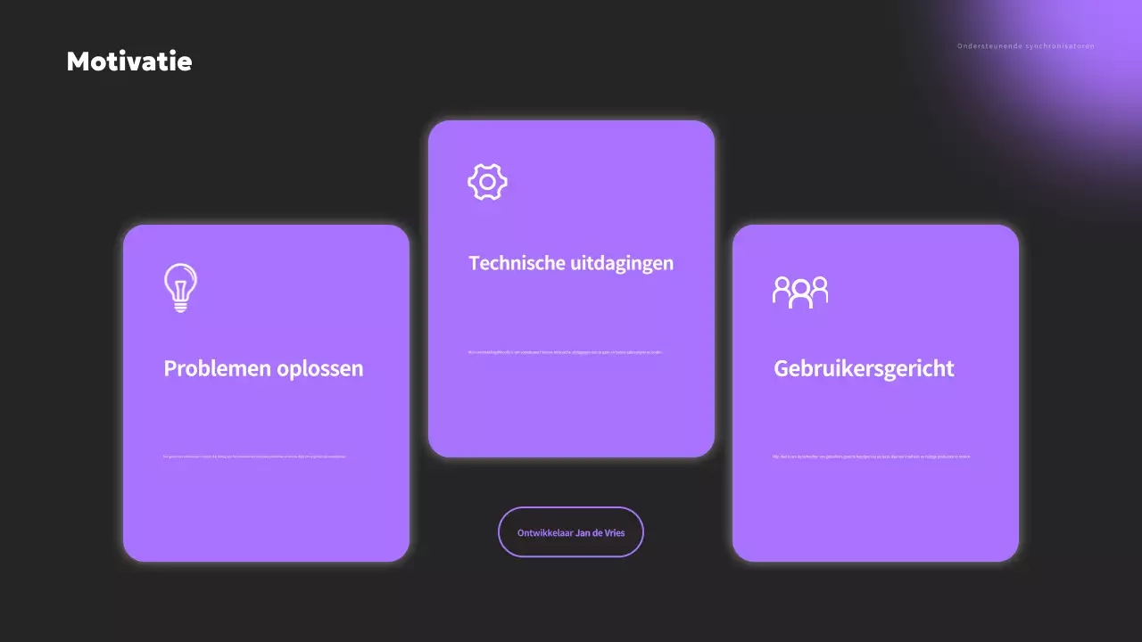 Maak kennis met de Mauve Minimalistische Portfolio