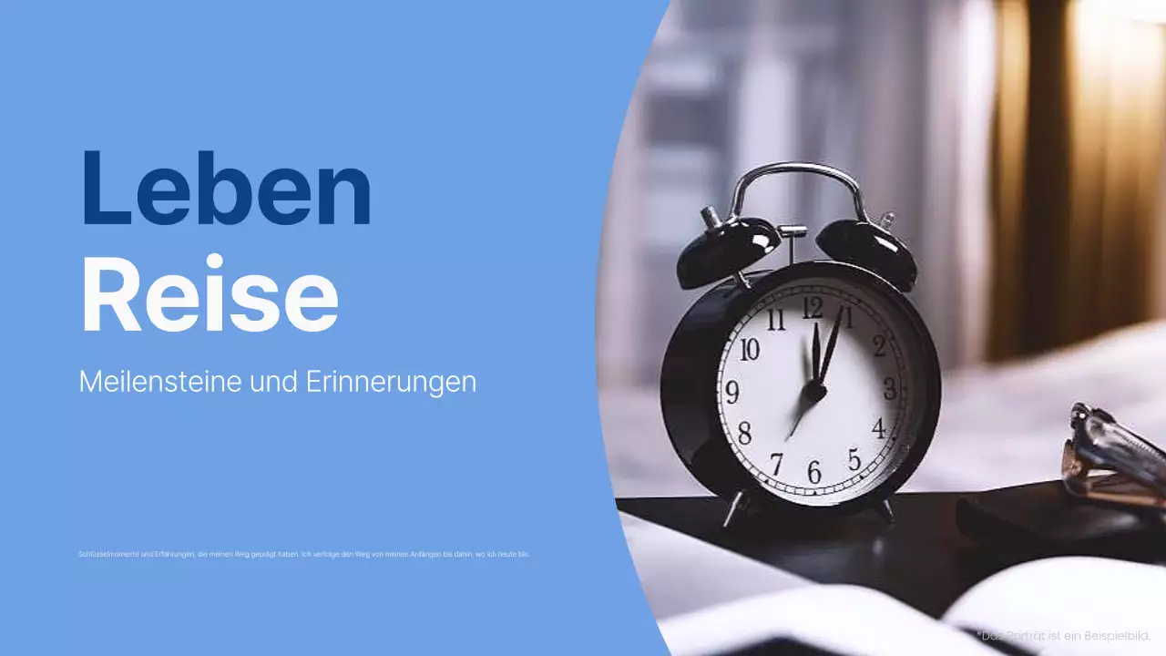 blue modern self-introduction pitch