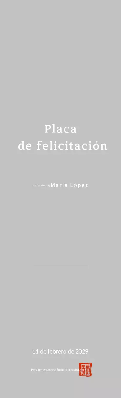 Celebración de la promoción de White Simple