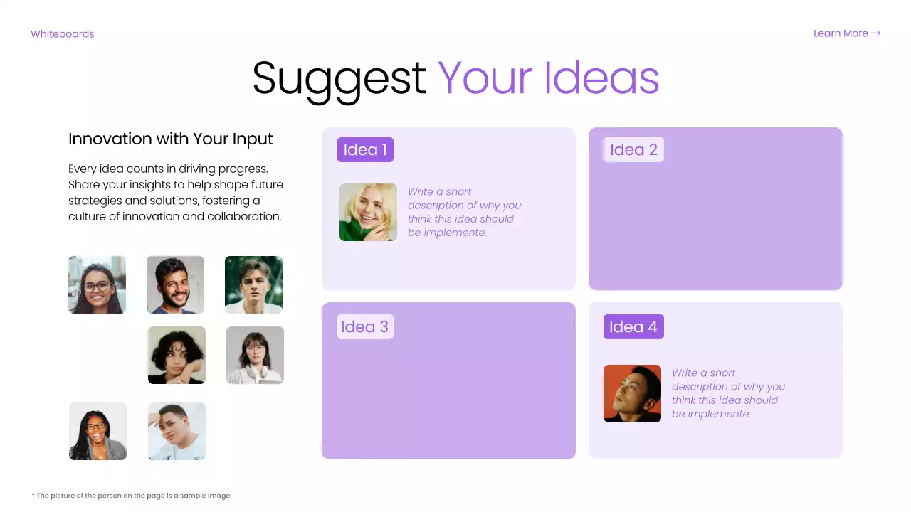 Bài thuyết trình hướng dẫn động não hiện đại màu tím