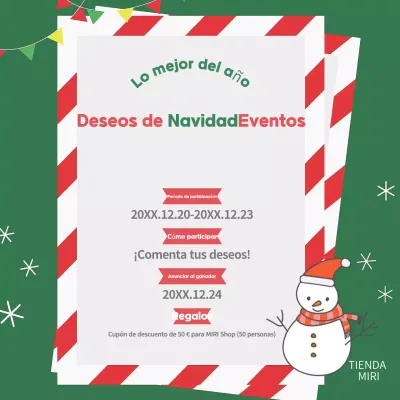 Eventos navideños ecológicos