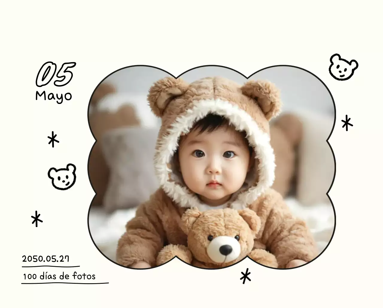 Calendario de fotos Yellow Cute