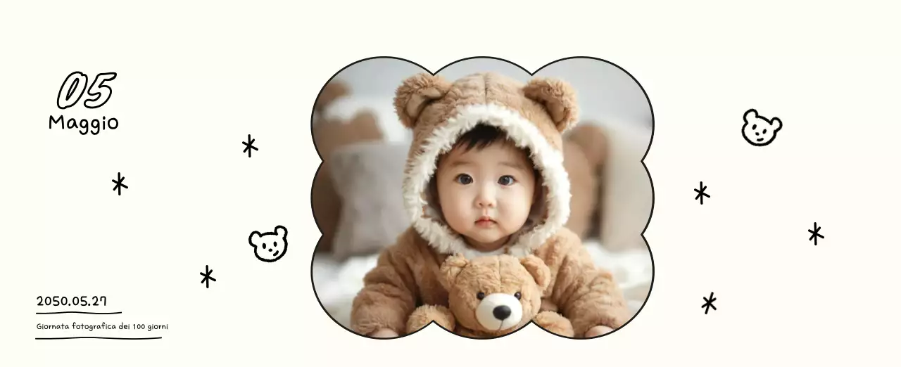 Calendario fotografico di Capodanno