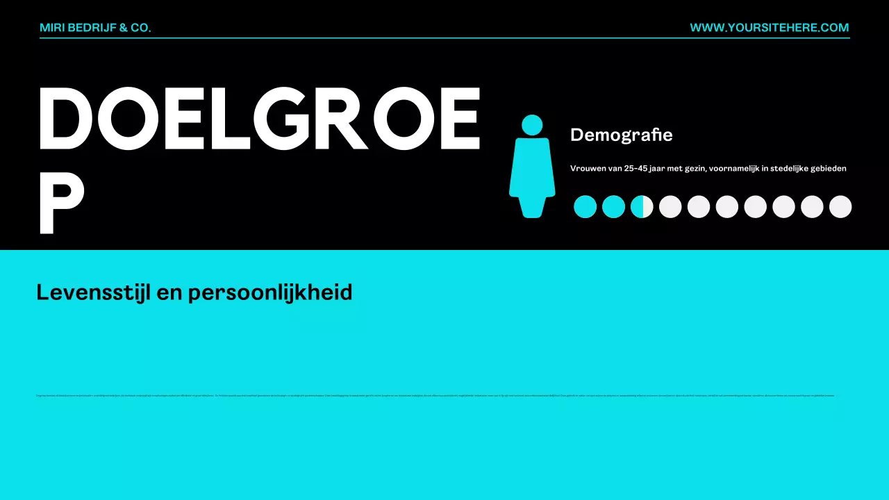 Presentatie Modern Projectvoorstel Oranje Zwart