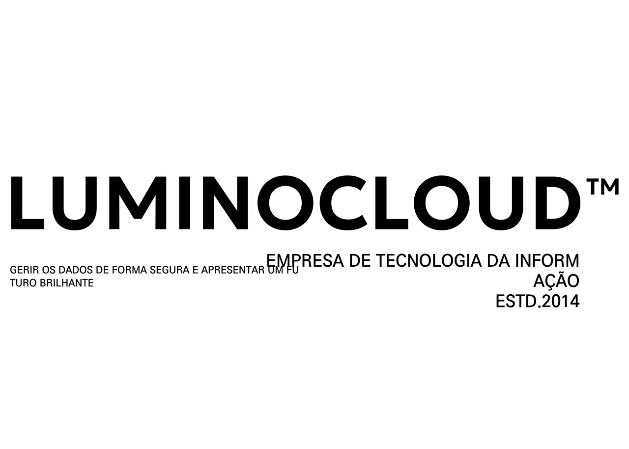 Logótipo empresarial simples preto
