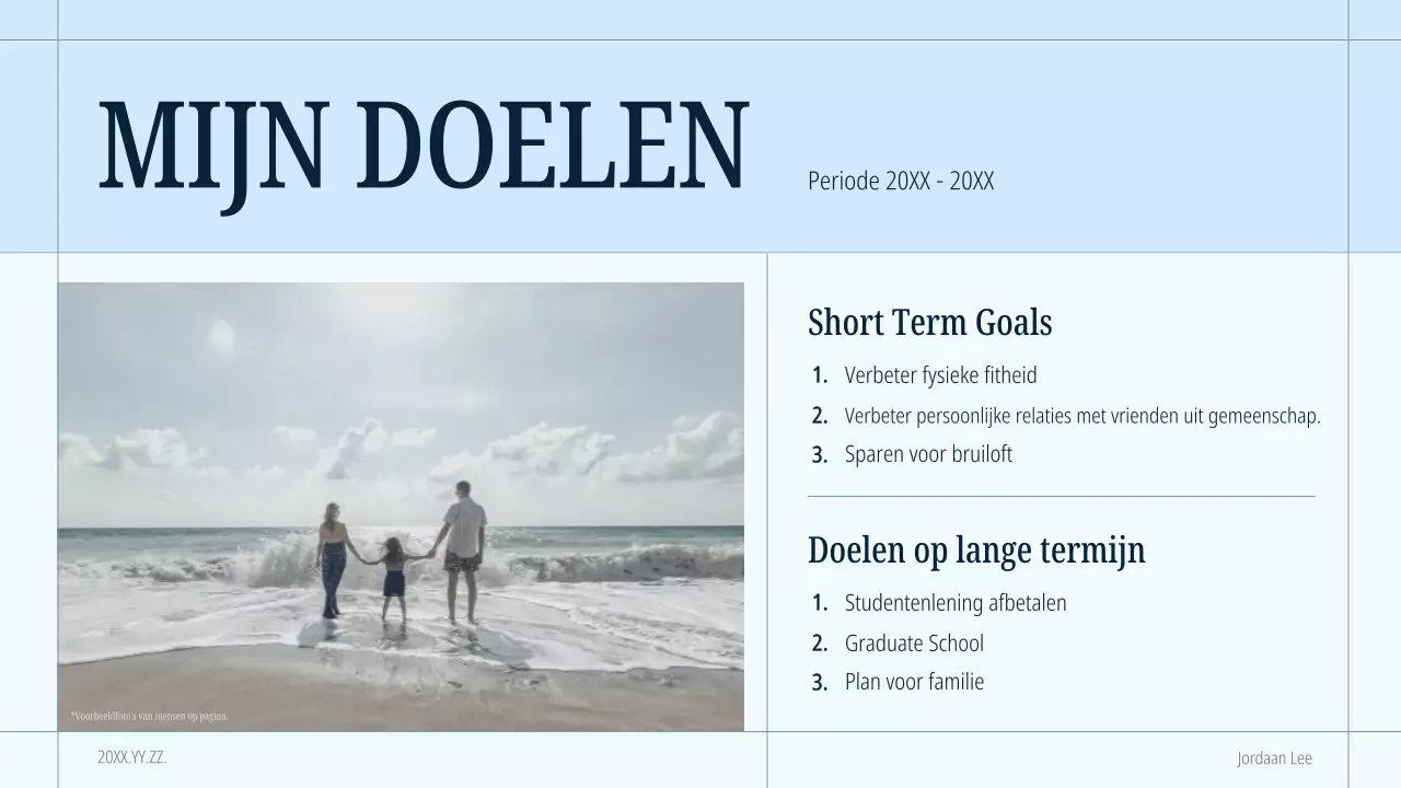 blauw modern zelf-introductie portfolio