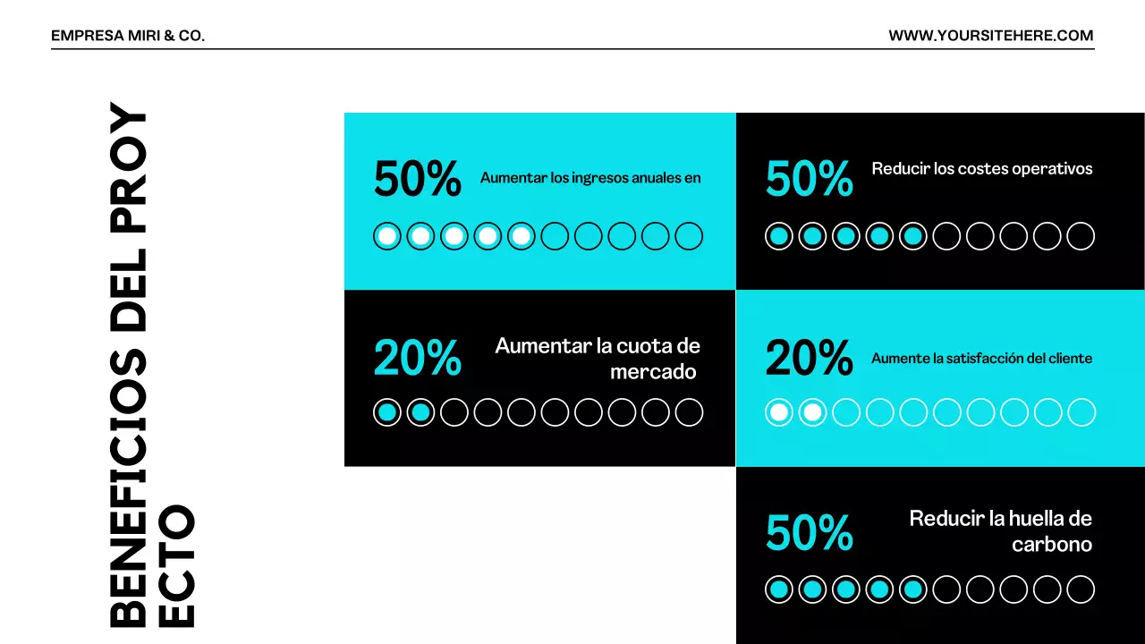 Presentación Moderna de Propuesta de Proyecto Naranja Negro