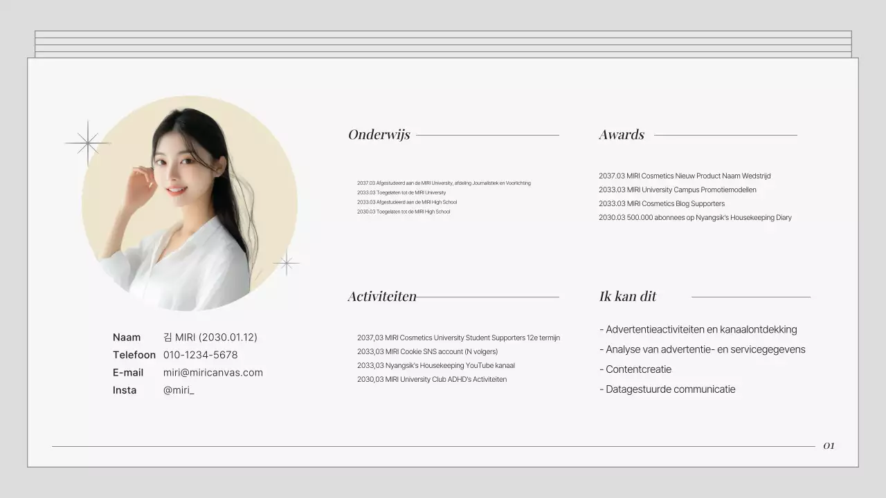 Een grijze, eenvoudige marketingportefeuille