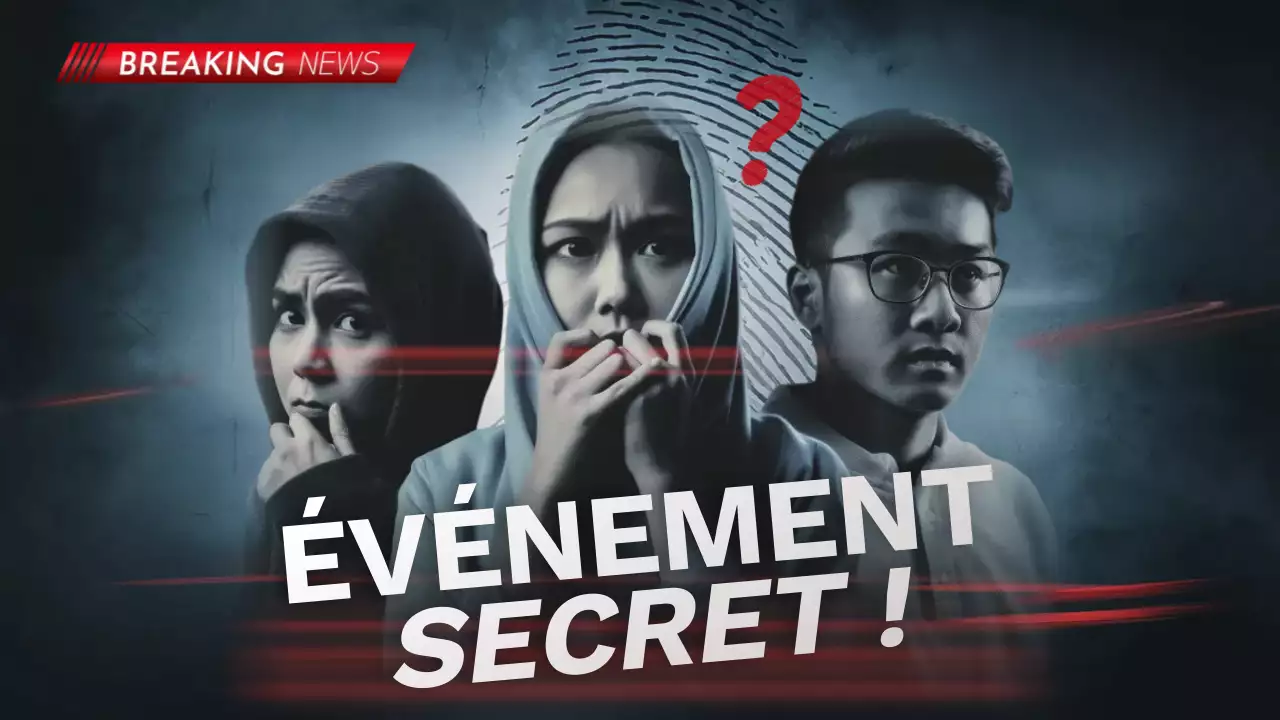 annonce de mystère dramatique gris