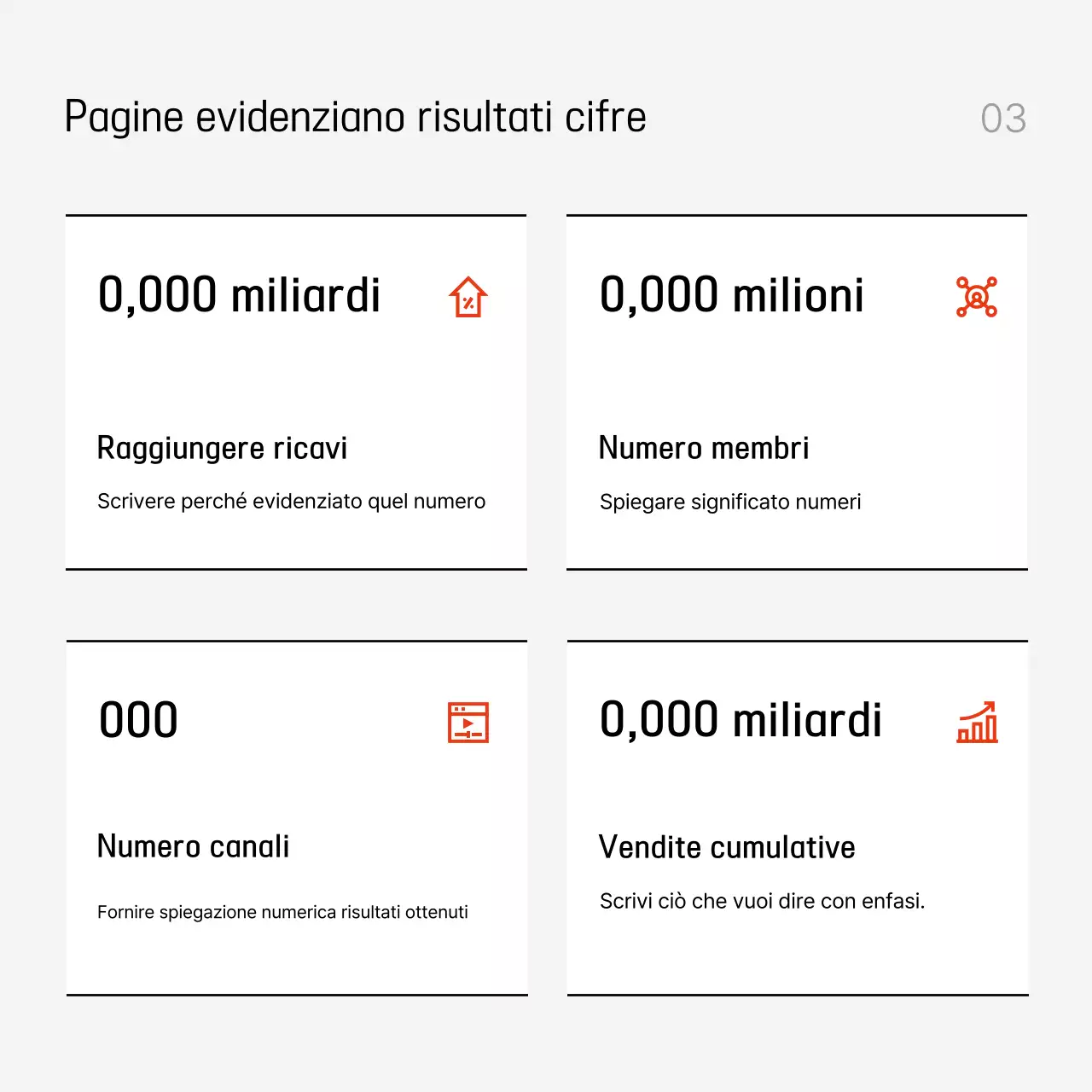 Annunci di notizie moderne in grigio