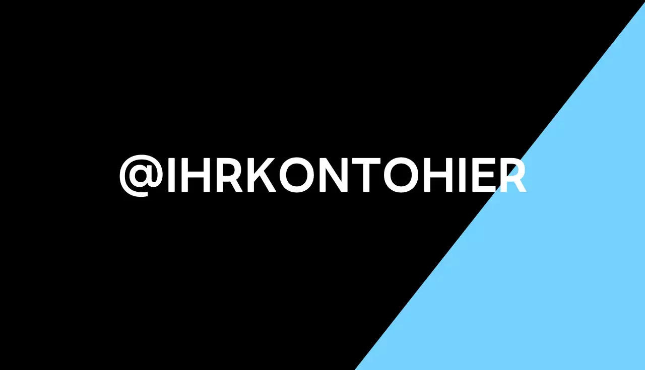 schwarze minimalistische Visitenkarte