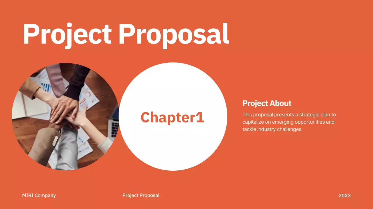 Presentasi Proyek Profesional Orange