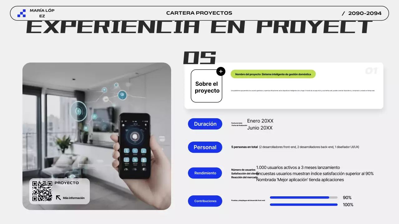 Presentación de la Cartera Moderna Gris