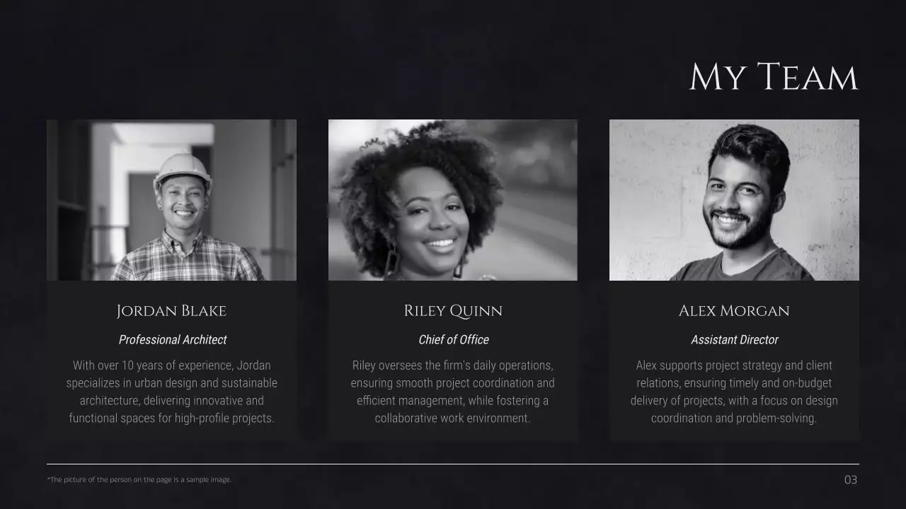 Black Gothic Architecture Portfolio Presentation