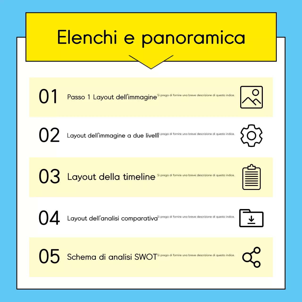 Promuovere le notizie gialle semplici