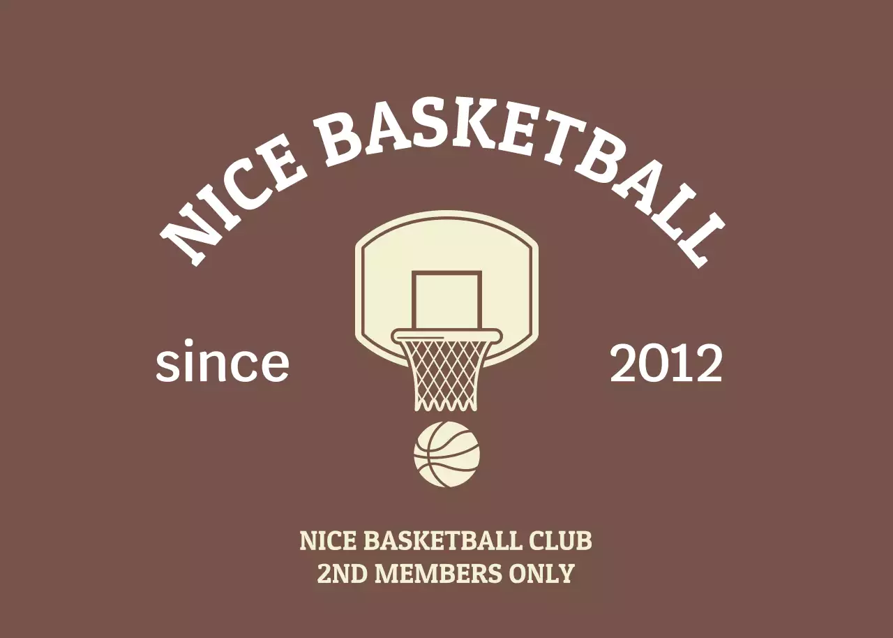 Klub Bola Basket Antik Coklat