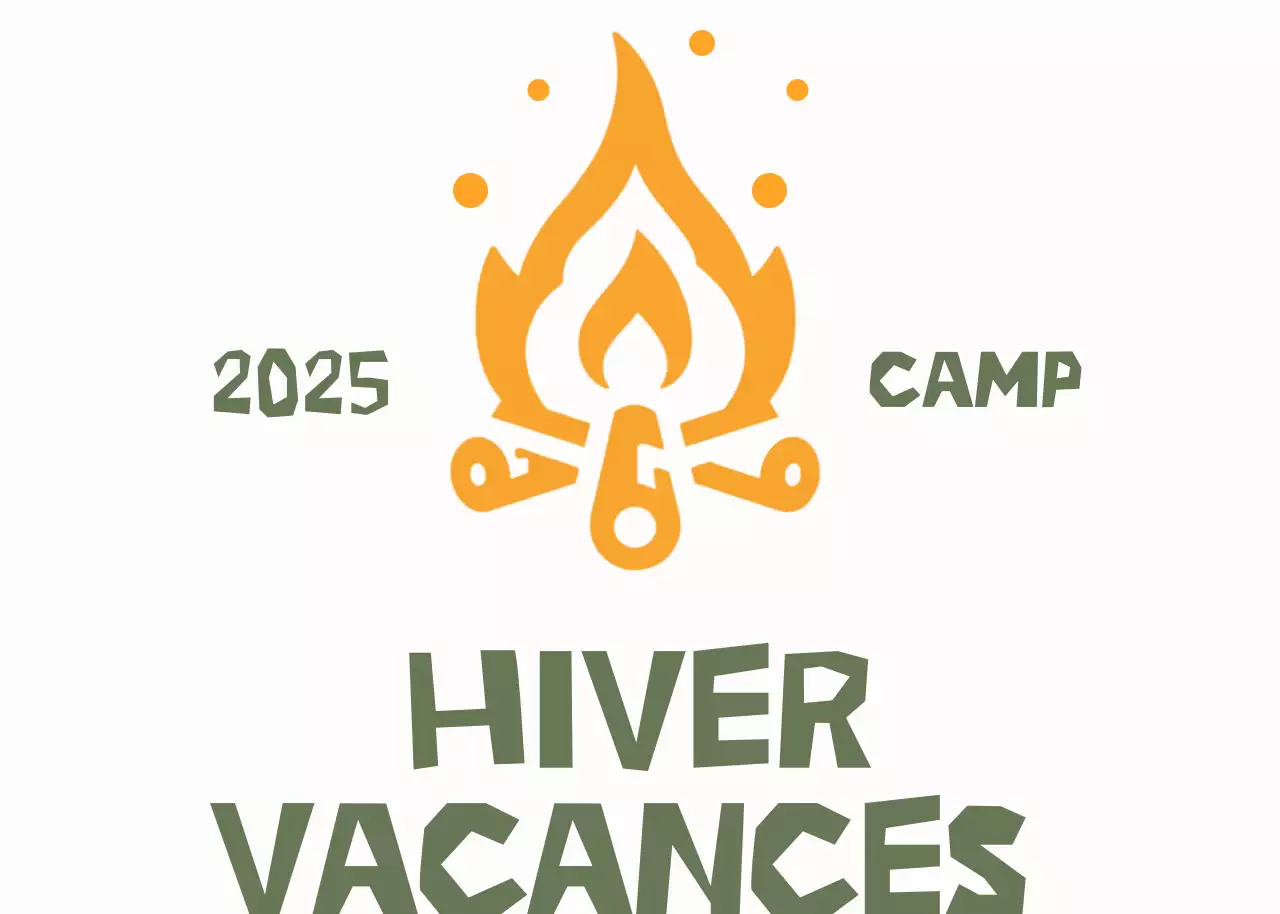 Camp d'hiver vintage