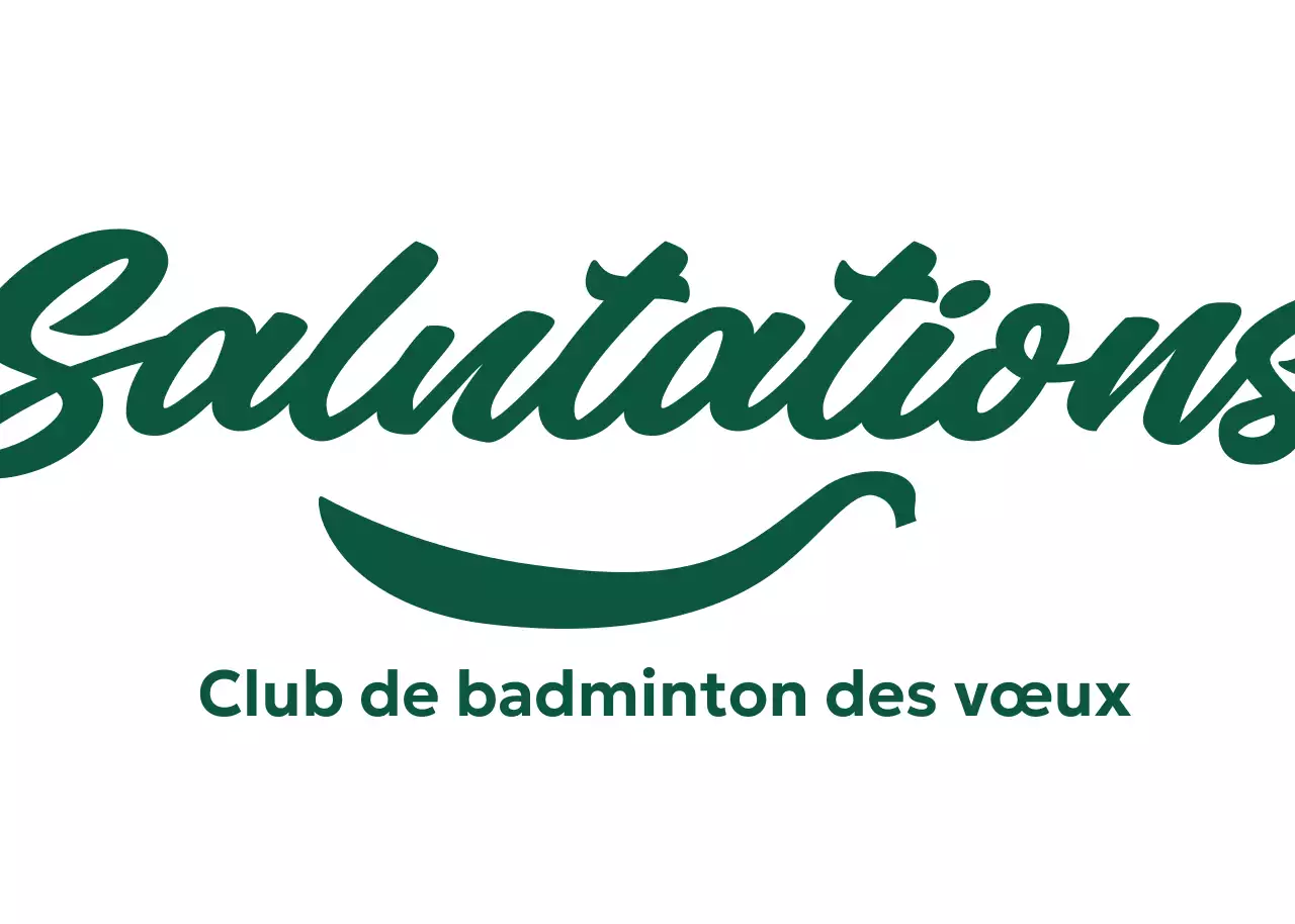 Logo abstrait simple pour le sport